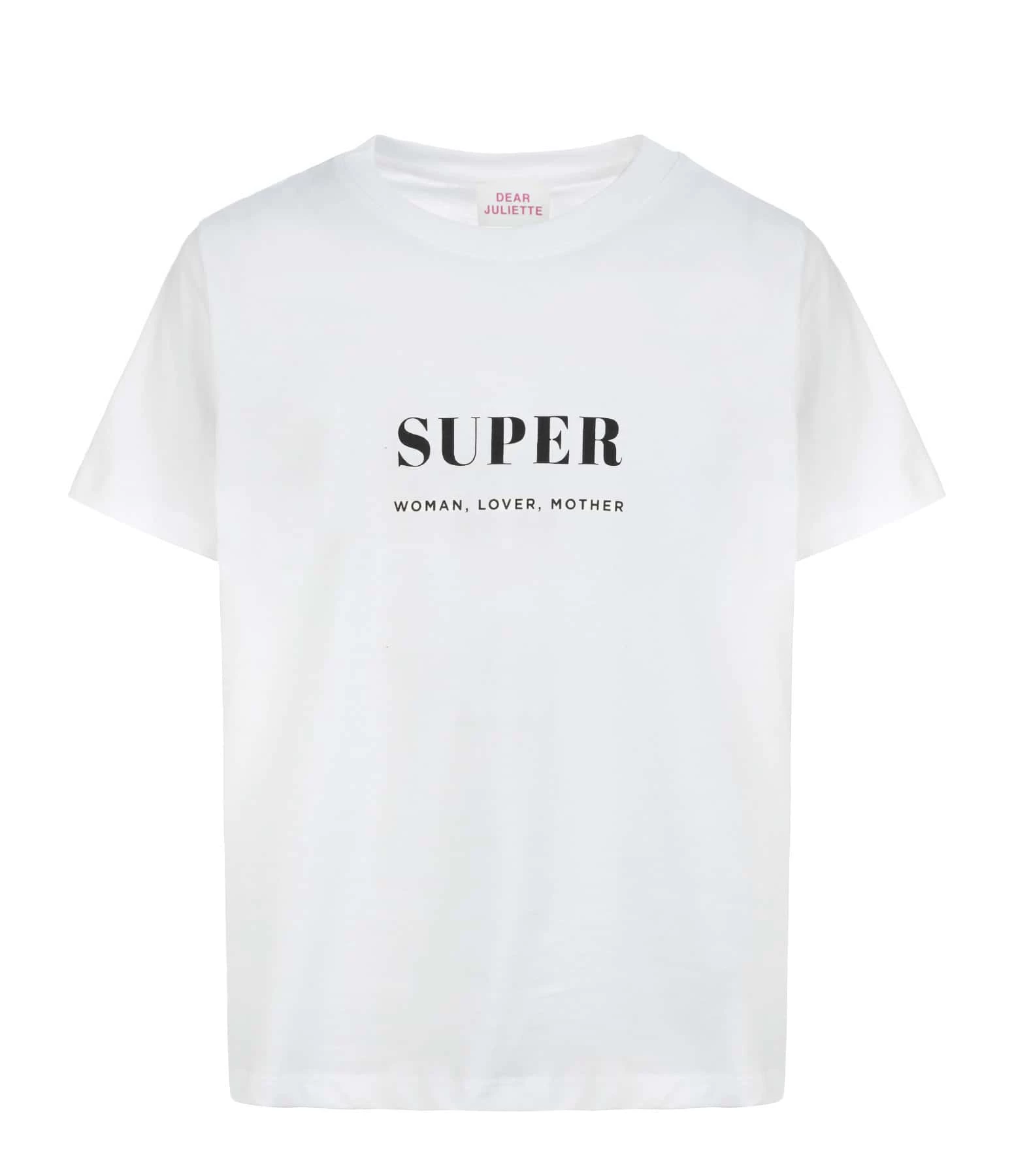 DEAR JULIETTE Tee-shirt Super Coton Biologique Blanc