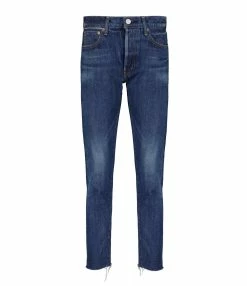 MOUSSY VINTAGE Jean Wilbur Tapered Denim Bleu