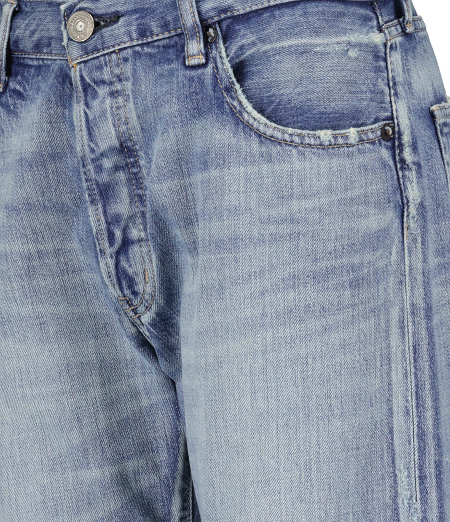 MOUSSY VINTAGE Jean Fanuel Light Oz Straight Denim Bleu – Image 2