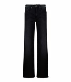 JEANNE VOULAND Jean Jilly Straight Denim Stone Noir