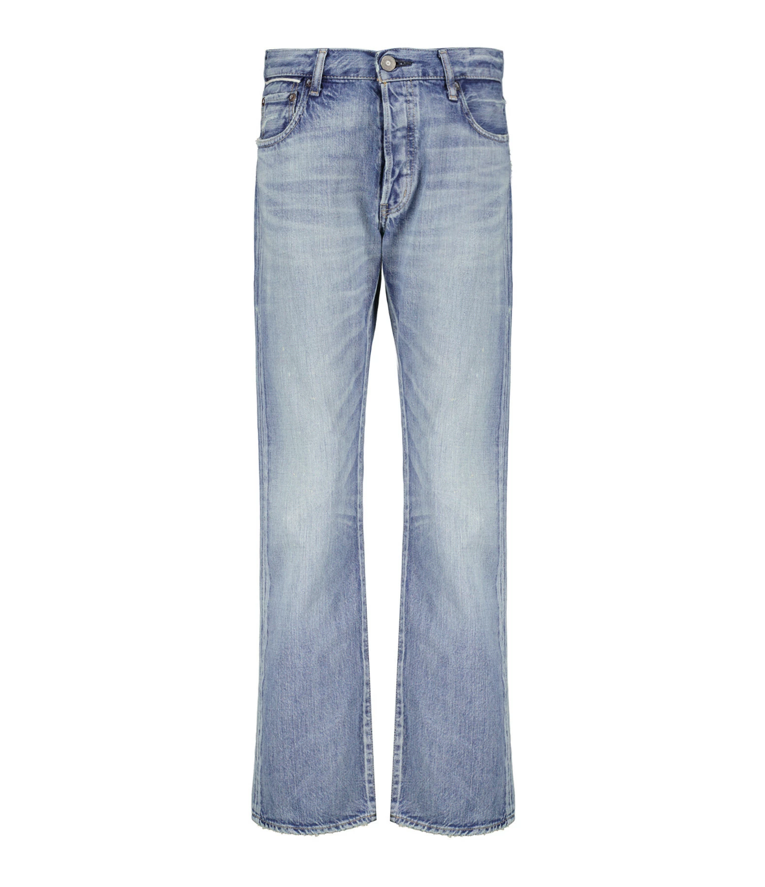 MOUSSY VINTAGE Jean Fanuel Light Oz Straight Denim Bleu