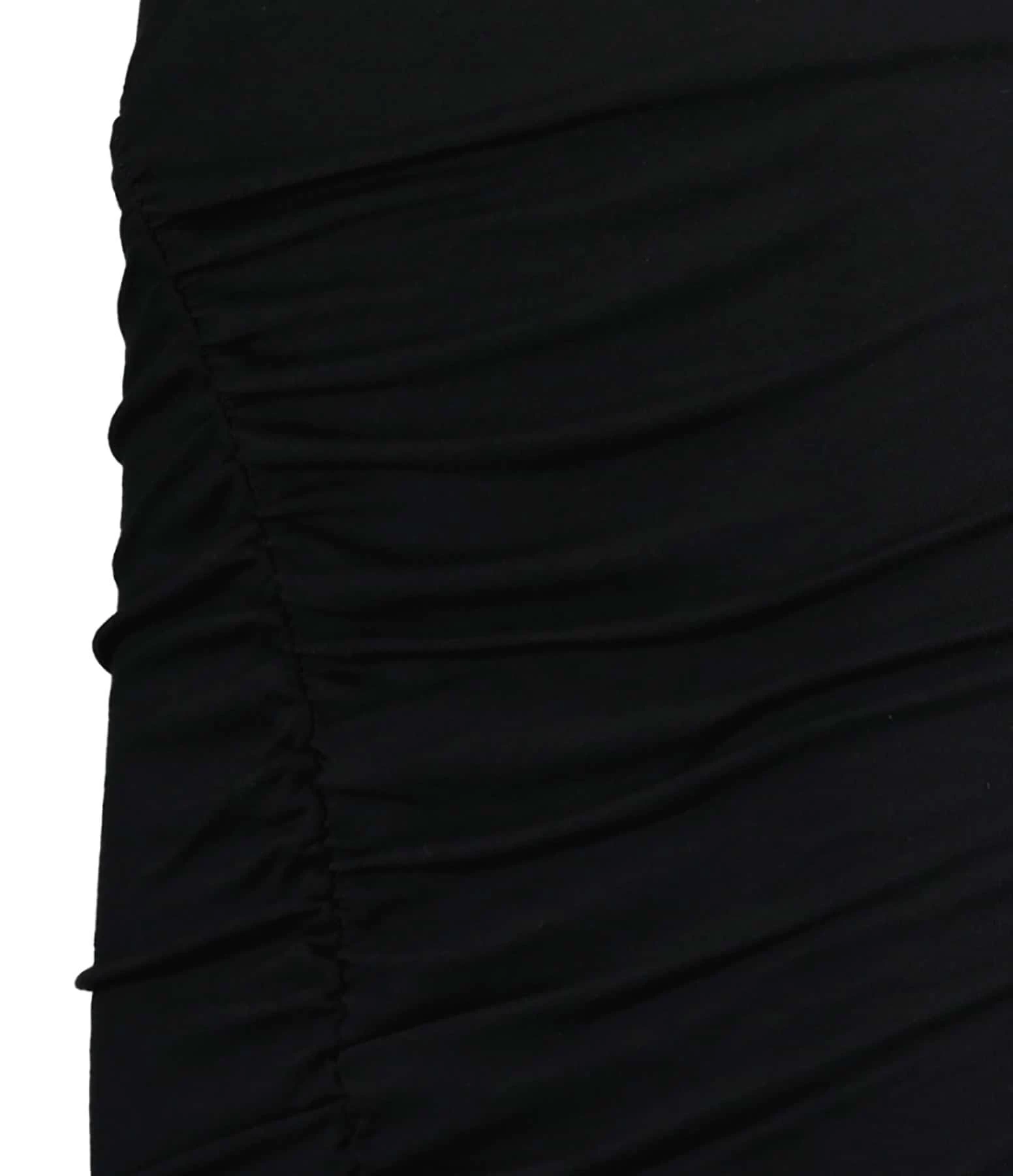 JEANNE VOULAND Jupe Palm Jersey Noir – Image 2