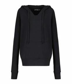 JEANNE VOULAND Sweatshirt Hoodie Edson Coton Pima Noir