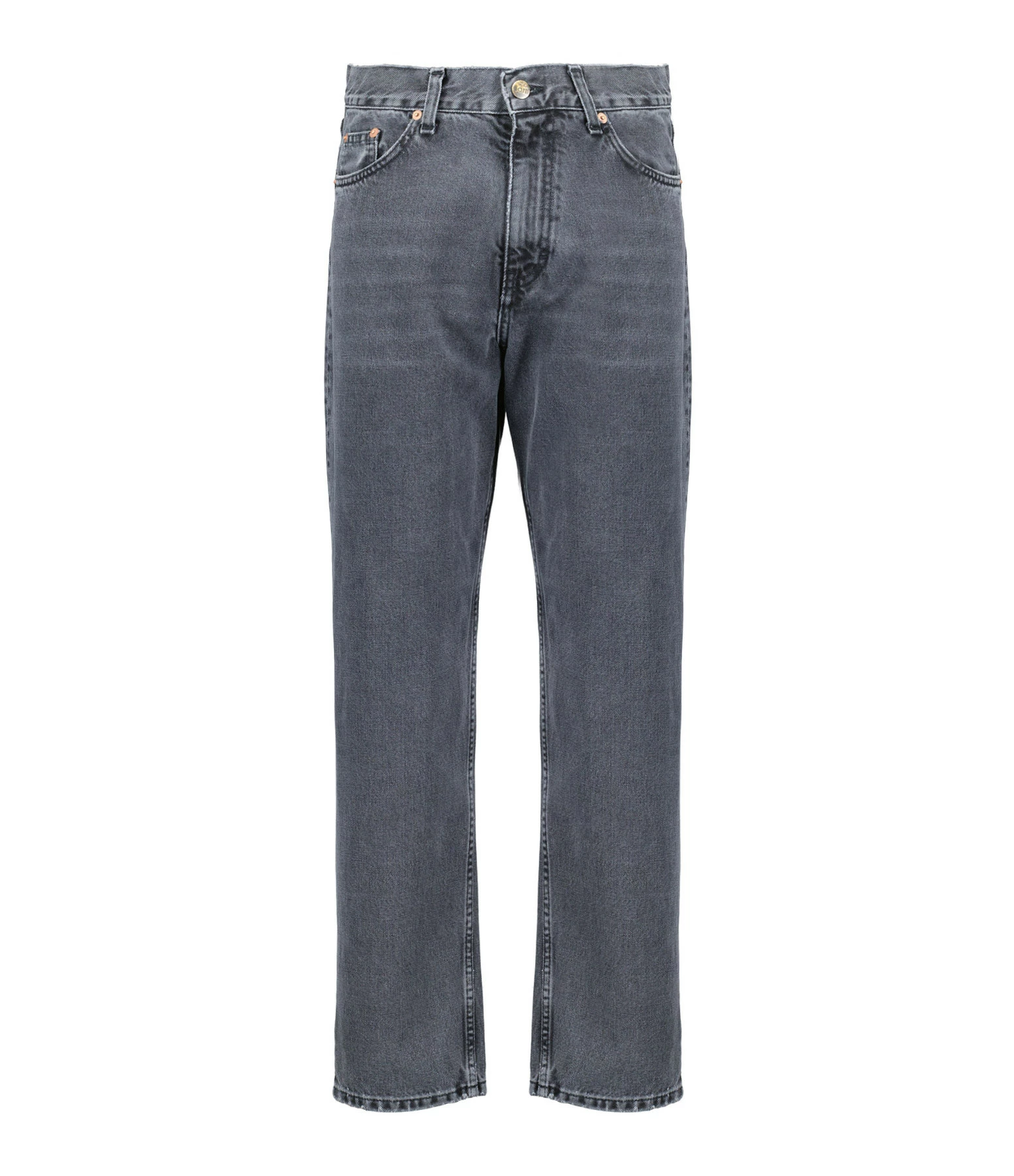 MARGAUX LONNBERG Jean Spark Coton Noir Délavé