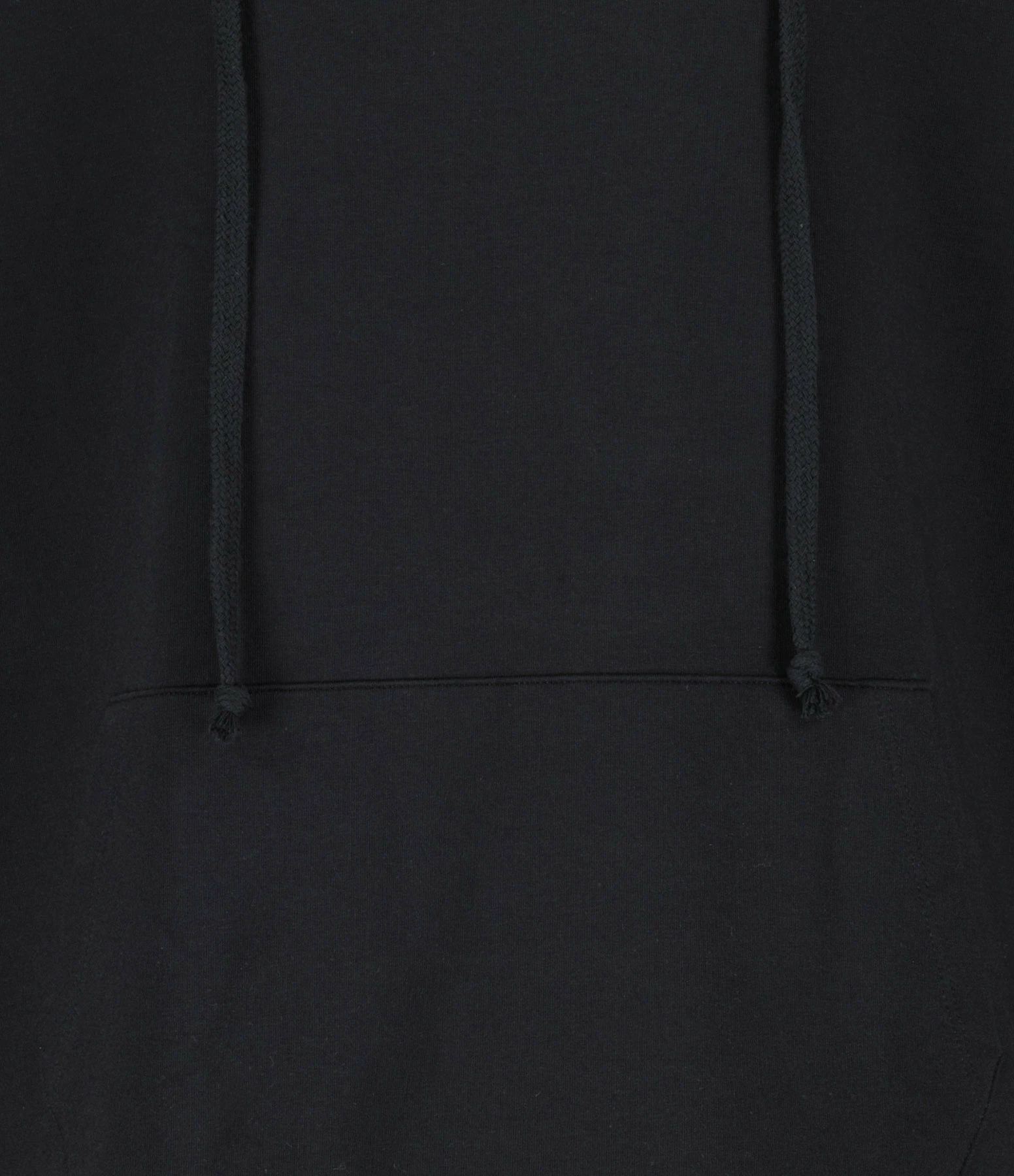 JEANNE VOULAND Sweatshirt Hoodie Edson Coton Pima Noir – Image 2