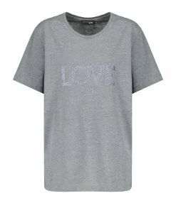 JEANNE VOULAND Tee-shirt Ben Love 1971 Glitter Gun Métal Gris