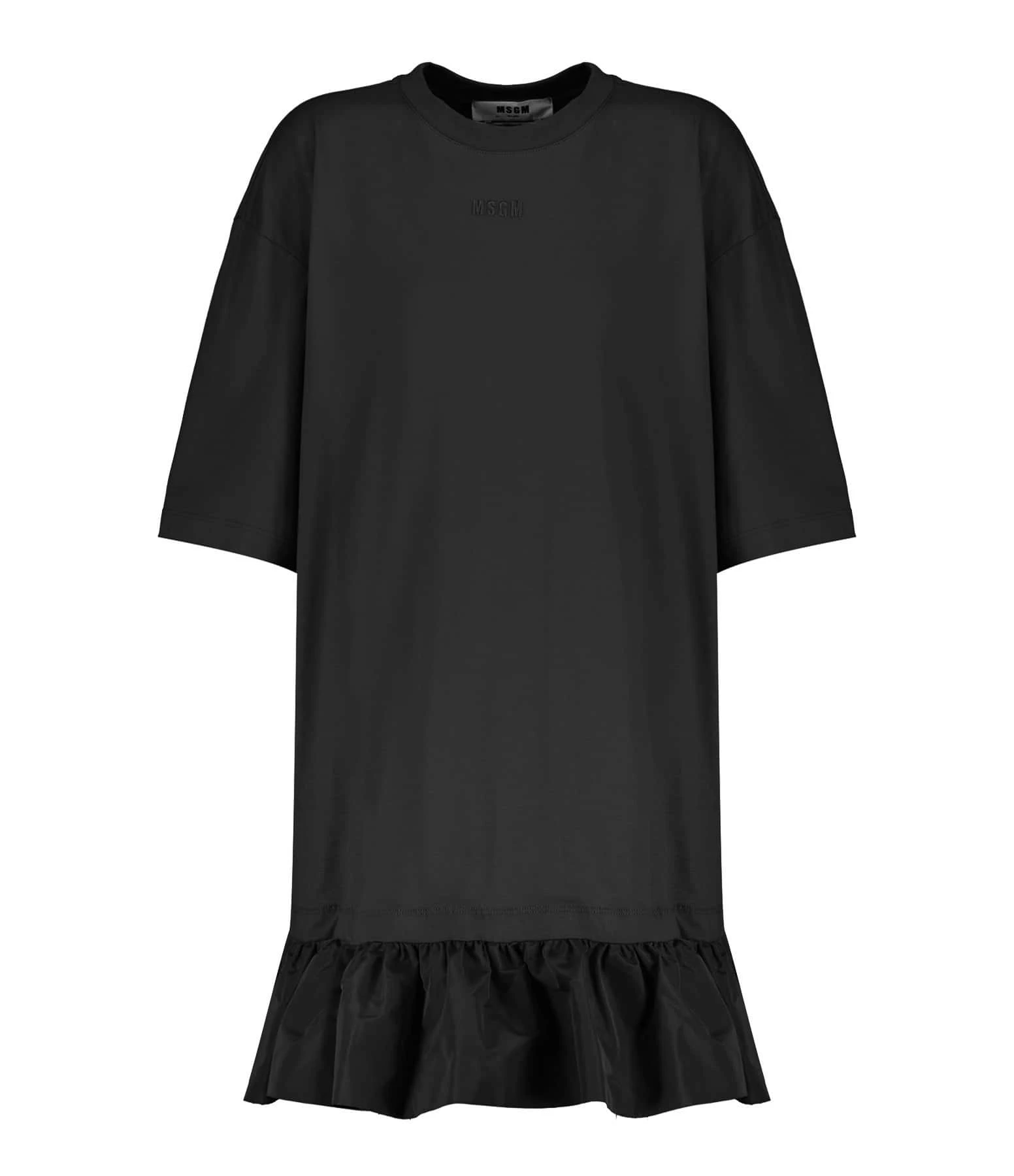 MSGM Robe Coton Noir