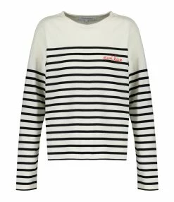 Maison Labiche Tee-shirt Montpar Coton Noir Blanc
