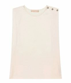 Vanessa Bruno Tee-shirt Amandine Coton Écru