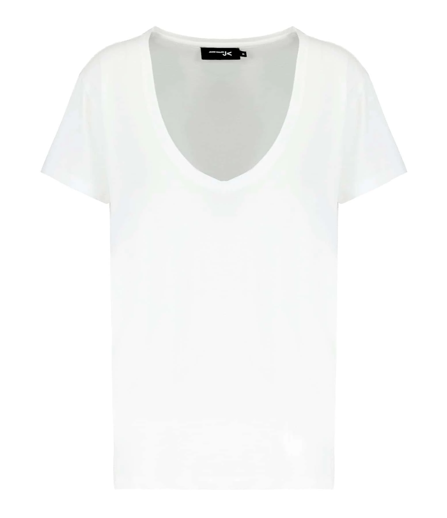 JEANNE VOULAND Tee-shirt Bobby V Coton Pima Blanc