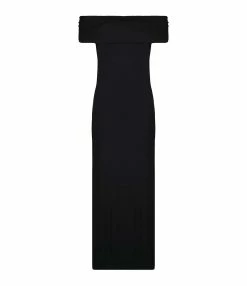 JEANNE VOULAND Robe Joha Col Bardot Noir