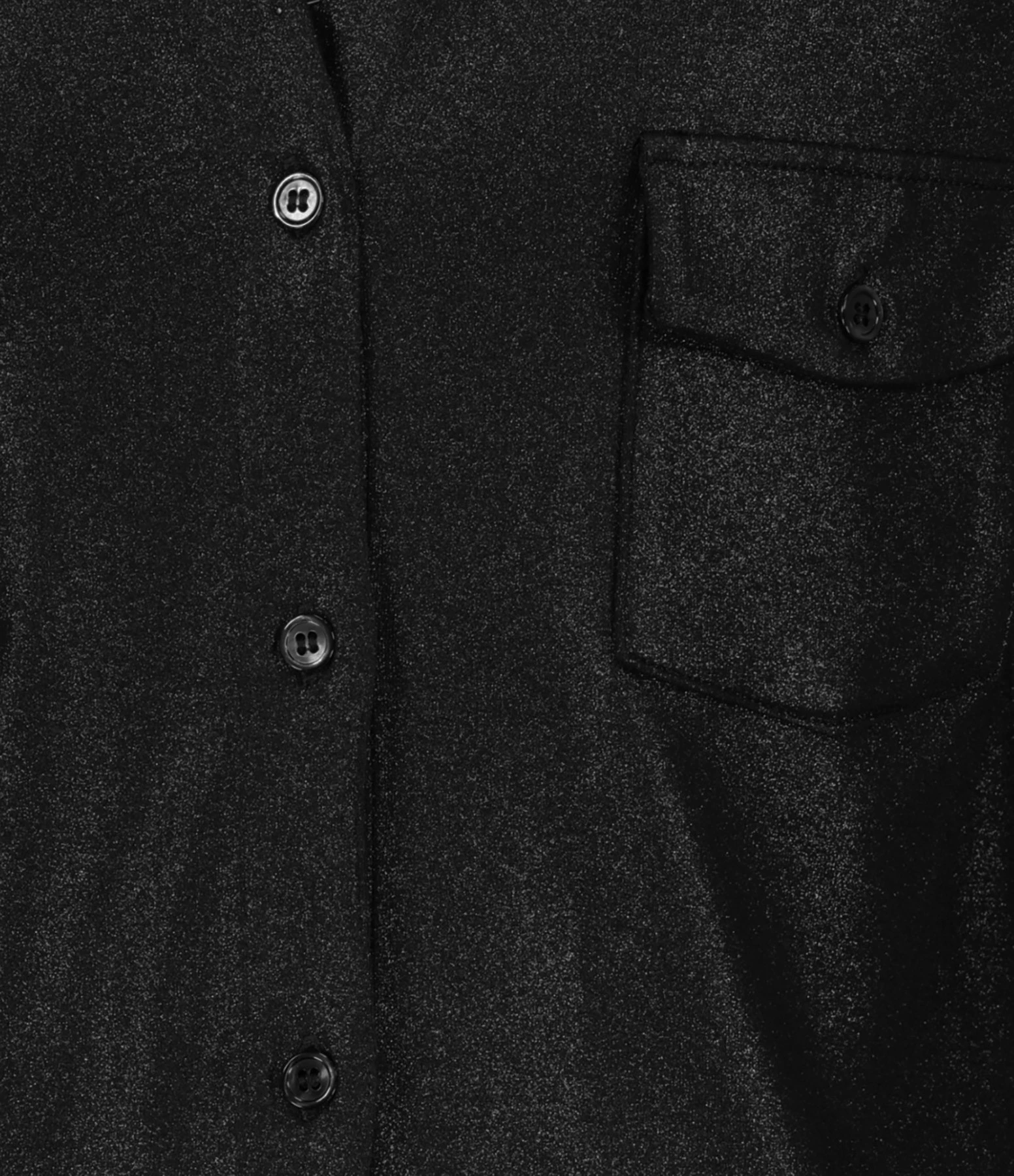 MAJESTIC FILATURES Chemise Métallique Noir – Image 2