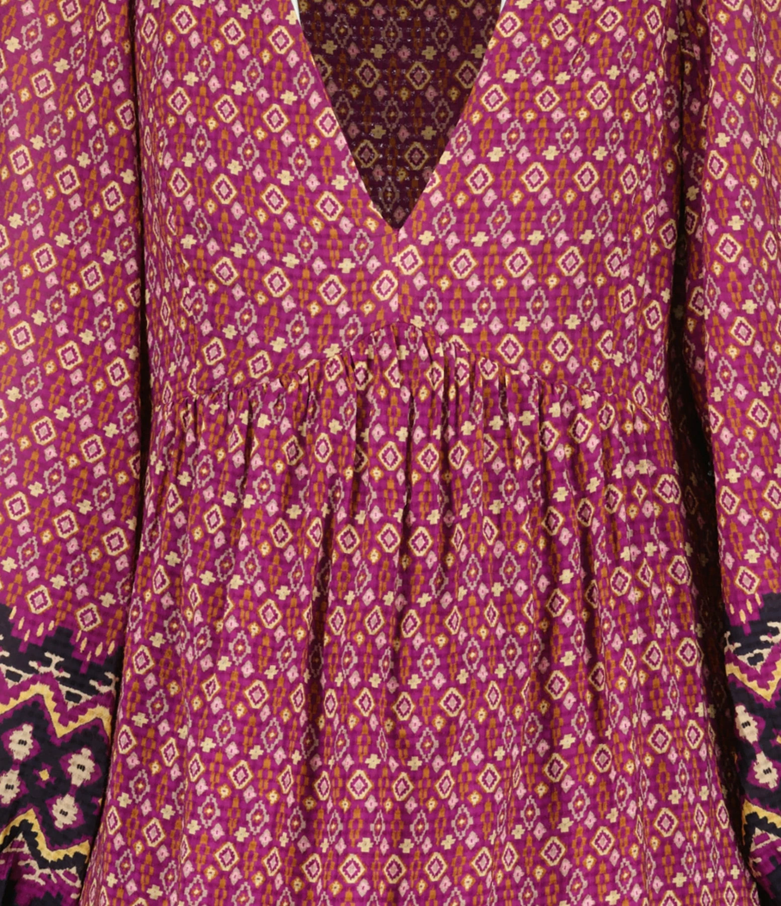 Vanessa Bruno Robe Longue Voguia Multicolore – Image 2