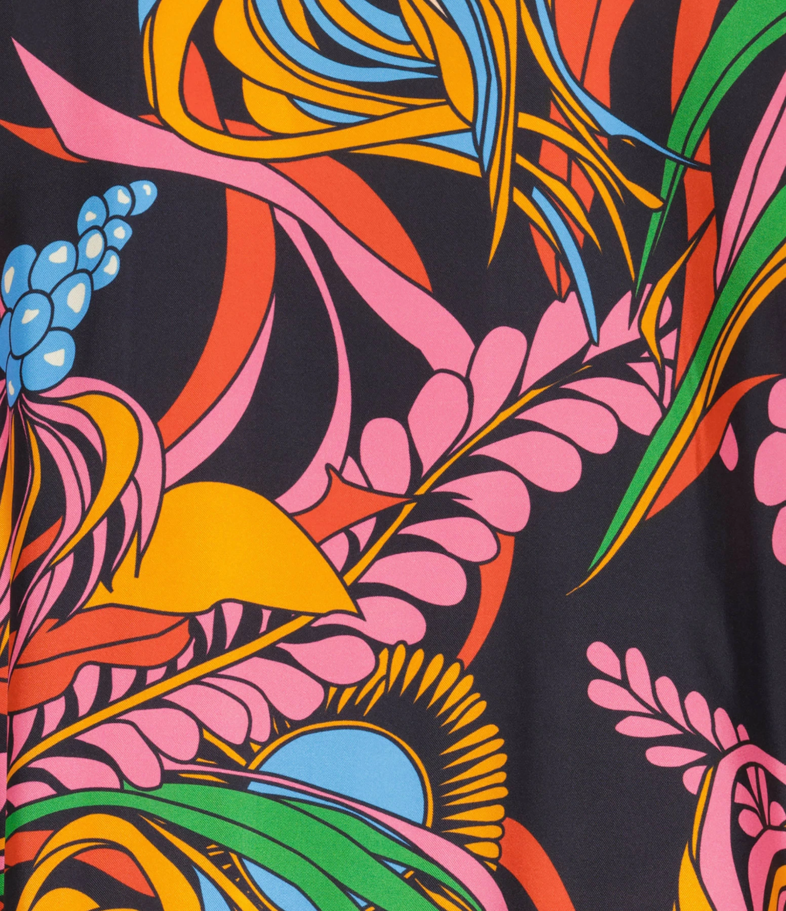 LA PRESTIC OUISTON Blouse Janine Soie Mix Corail Fun – Image 4