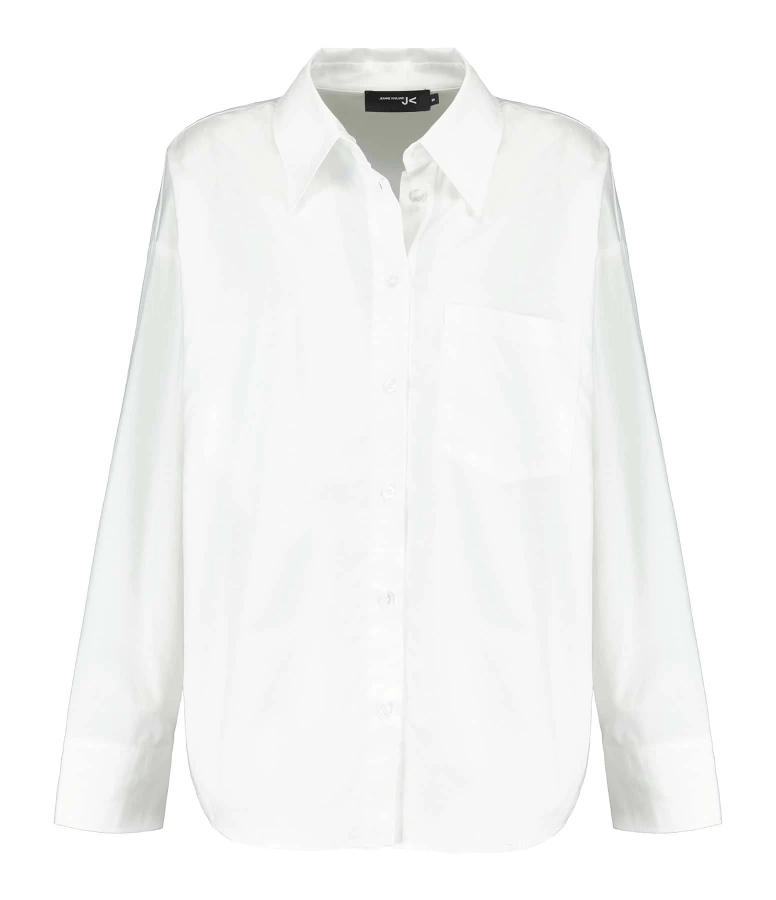 JEANNE VOULAND Chemise Pauli Oversize Popeline Blanc