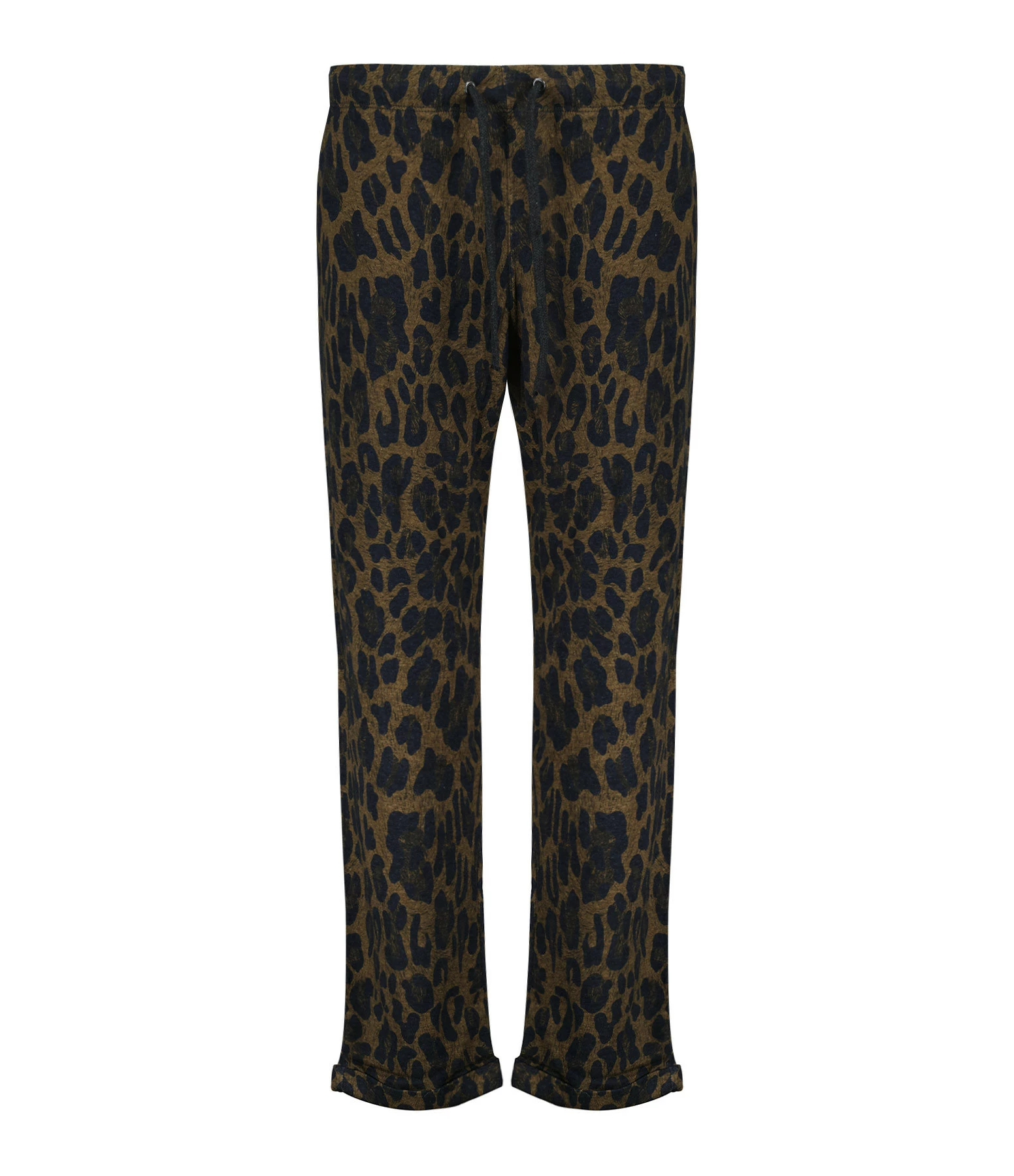 MAJESTIC FILATURES Pantalon Coton Léopard Camel 3 MAJESTIC FILATURES Pantalon Coton Léopard Camel