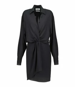 ESSENTIEL ANTWERP Robe Mini Dorsey Coton Noir
