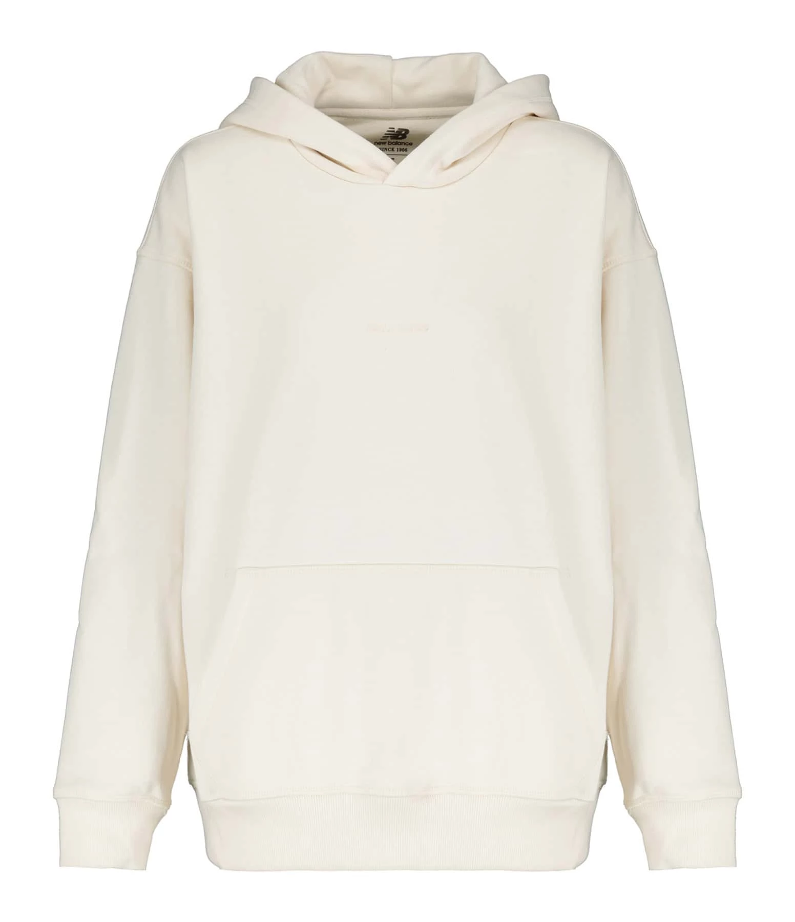 New Balance Sweatshirt Hoodie NB Athletics Coton Beige