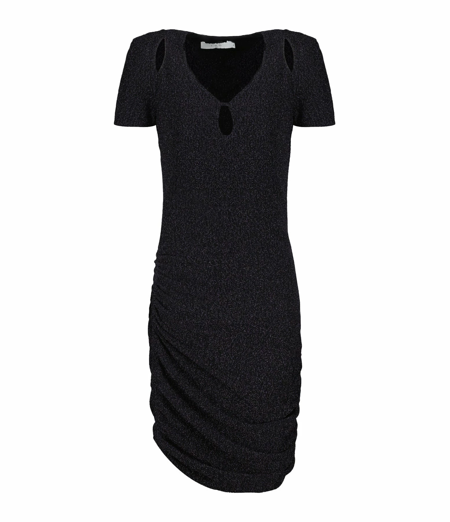 IRO Robe Lyna Lurex Noir