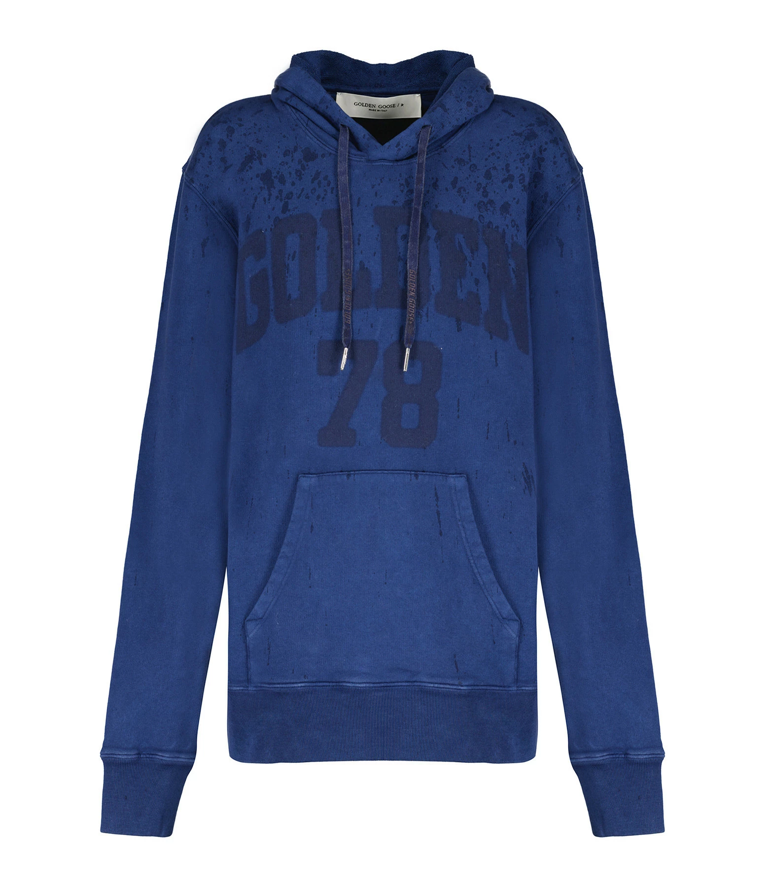 Golden Goose Sweatshirt Hoodie Homme Journey Coton Bleu