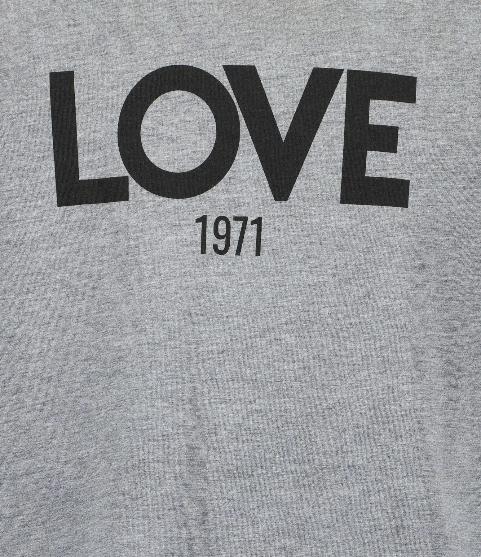 JEANNE VOULAND Tee-shirt Ben Love 1971 Coton Gris – Image 2