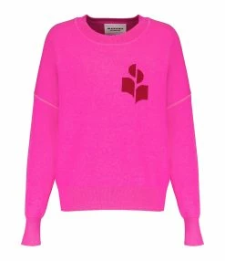 MARANT ÉTOILE Pull Atlee Coton Rose Néon