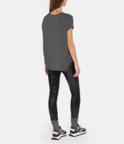 MARGAUX LONNBERG Tee-shirt Marlow Gris Foncé -Boutique de vente ZIMMERMANN 087 101