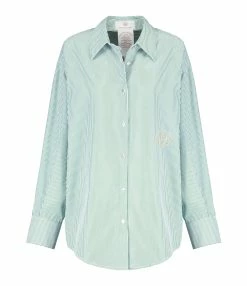 LES FÉLICITÉS Chemise Félicy Rayée Kaki, Pierre De Protection