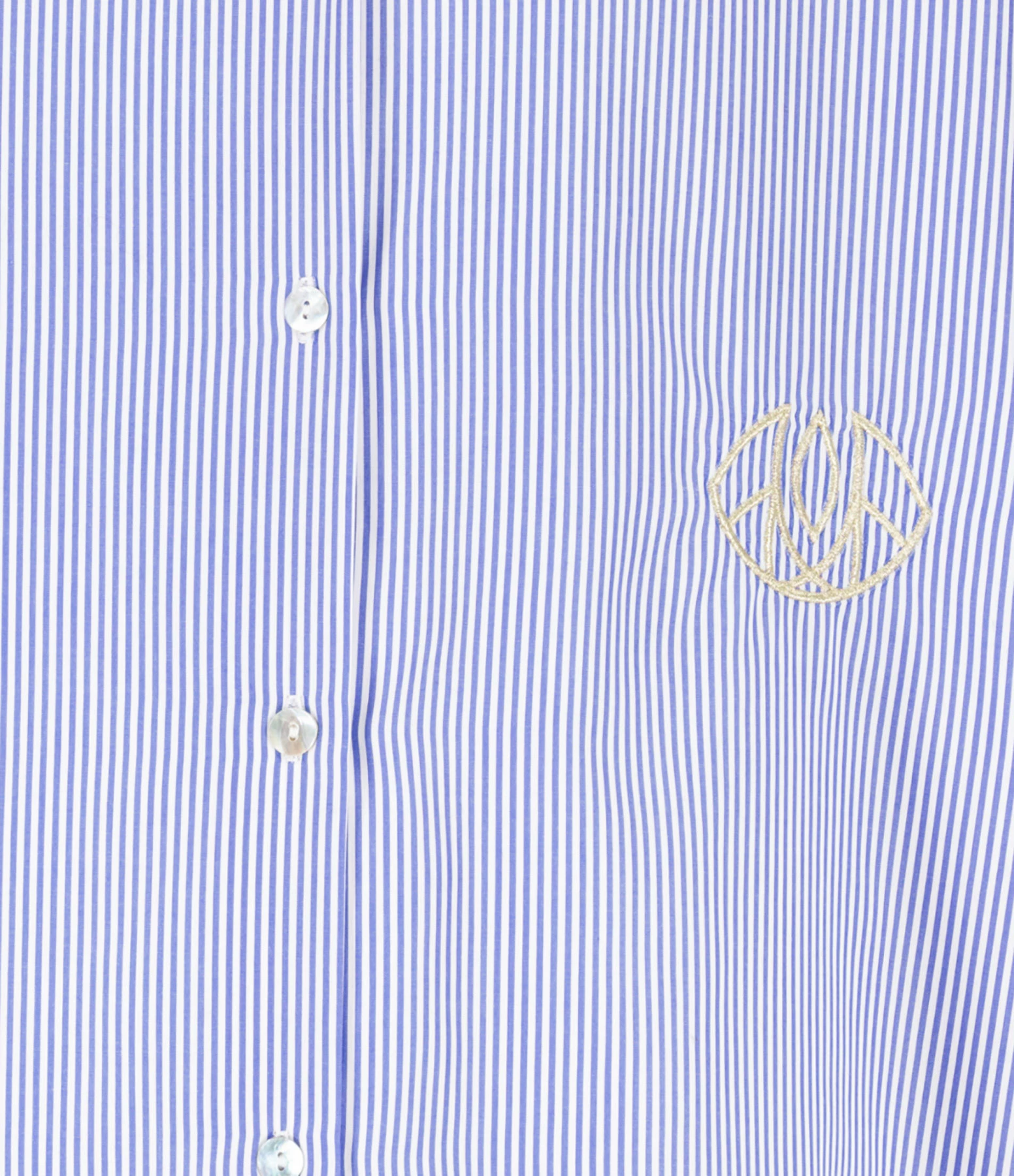 LES FÉLICITÉS Chemise Félicy Rayée Bleu, Pierre De Protection – Image 2