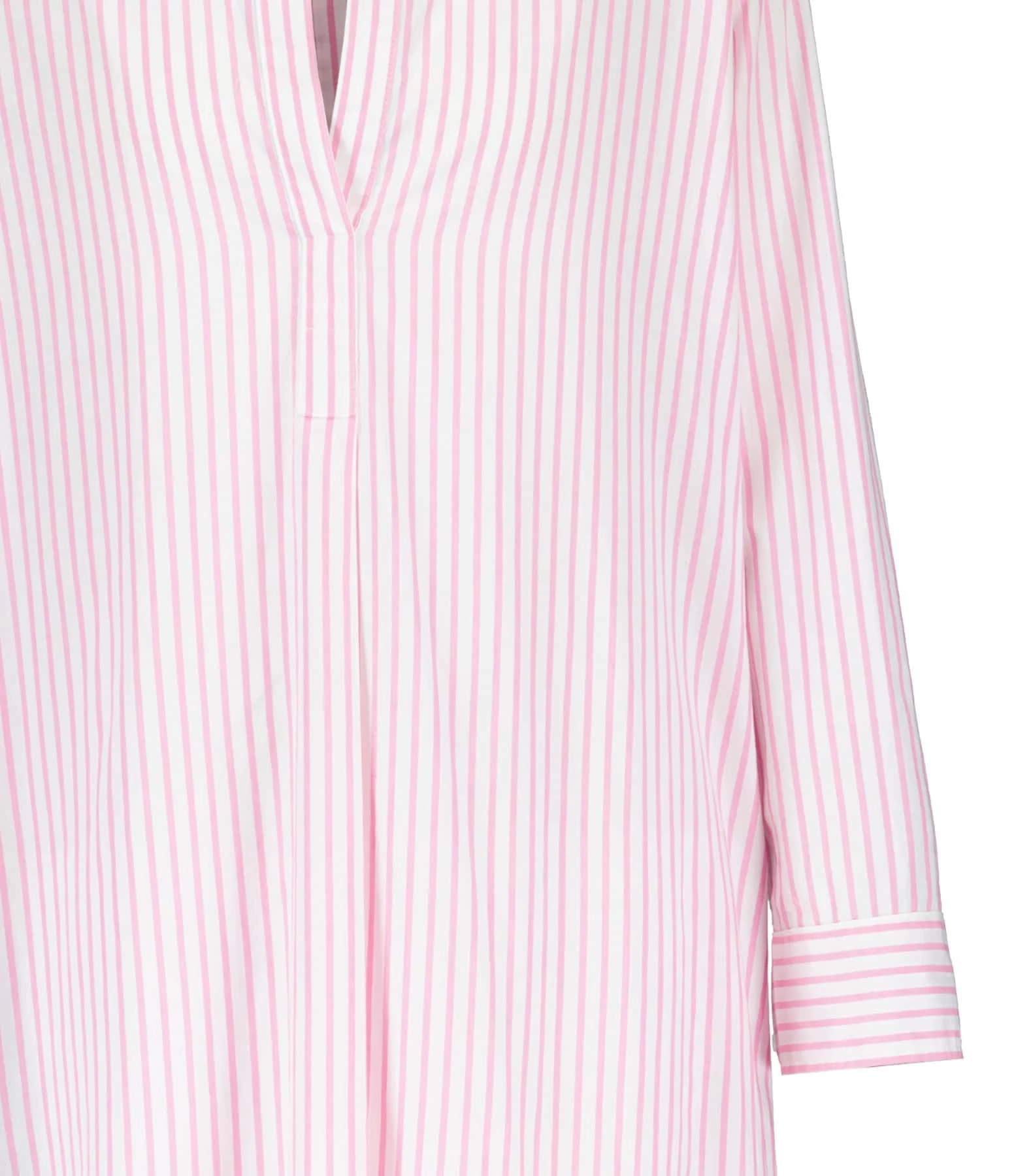 XIRENA Robe Longue Marlowe Rayures Coton Rose – Image 2