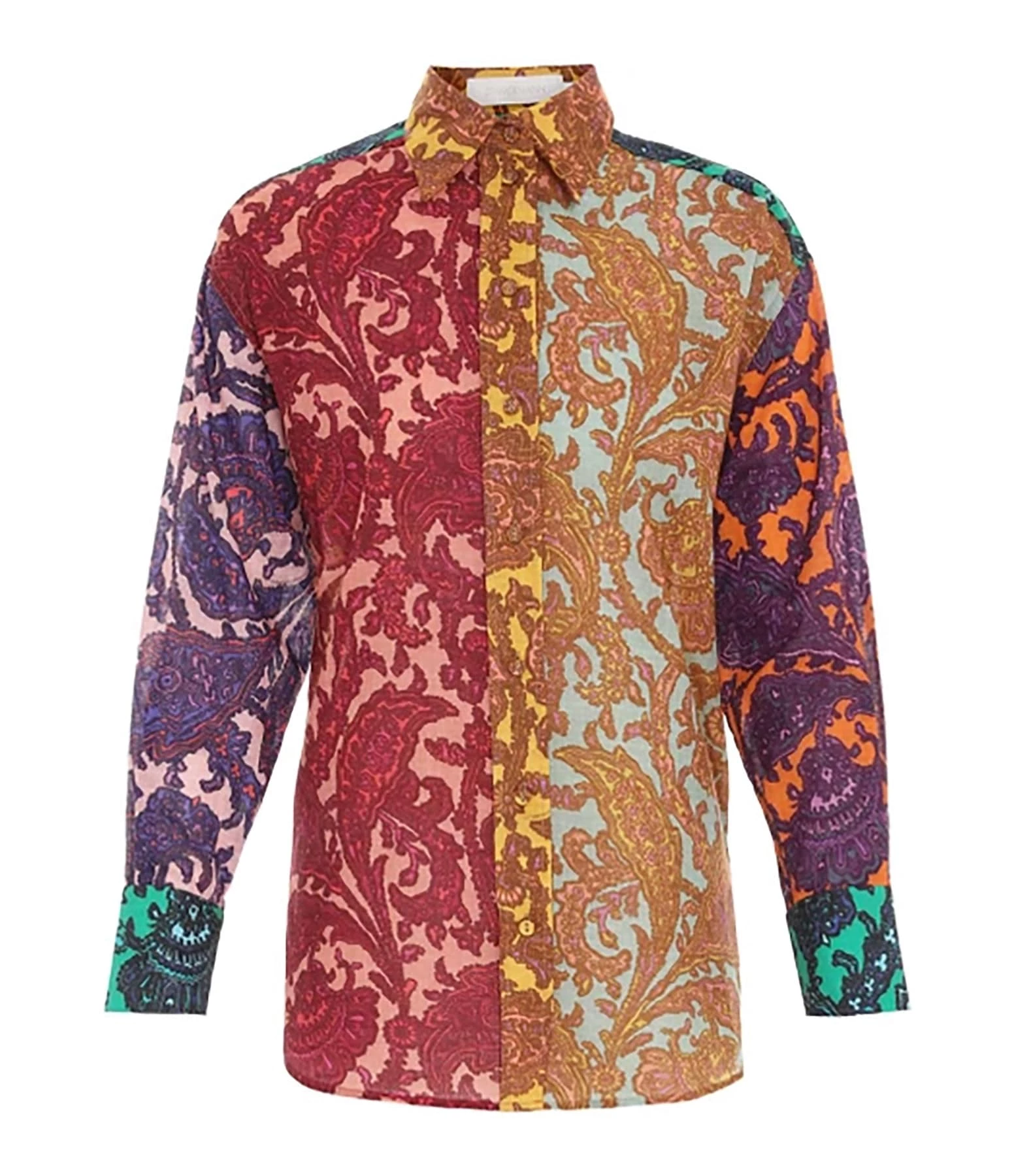 Zimmermann Chemise Tiggy Coton Imprimé Cachemire