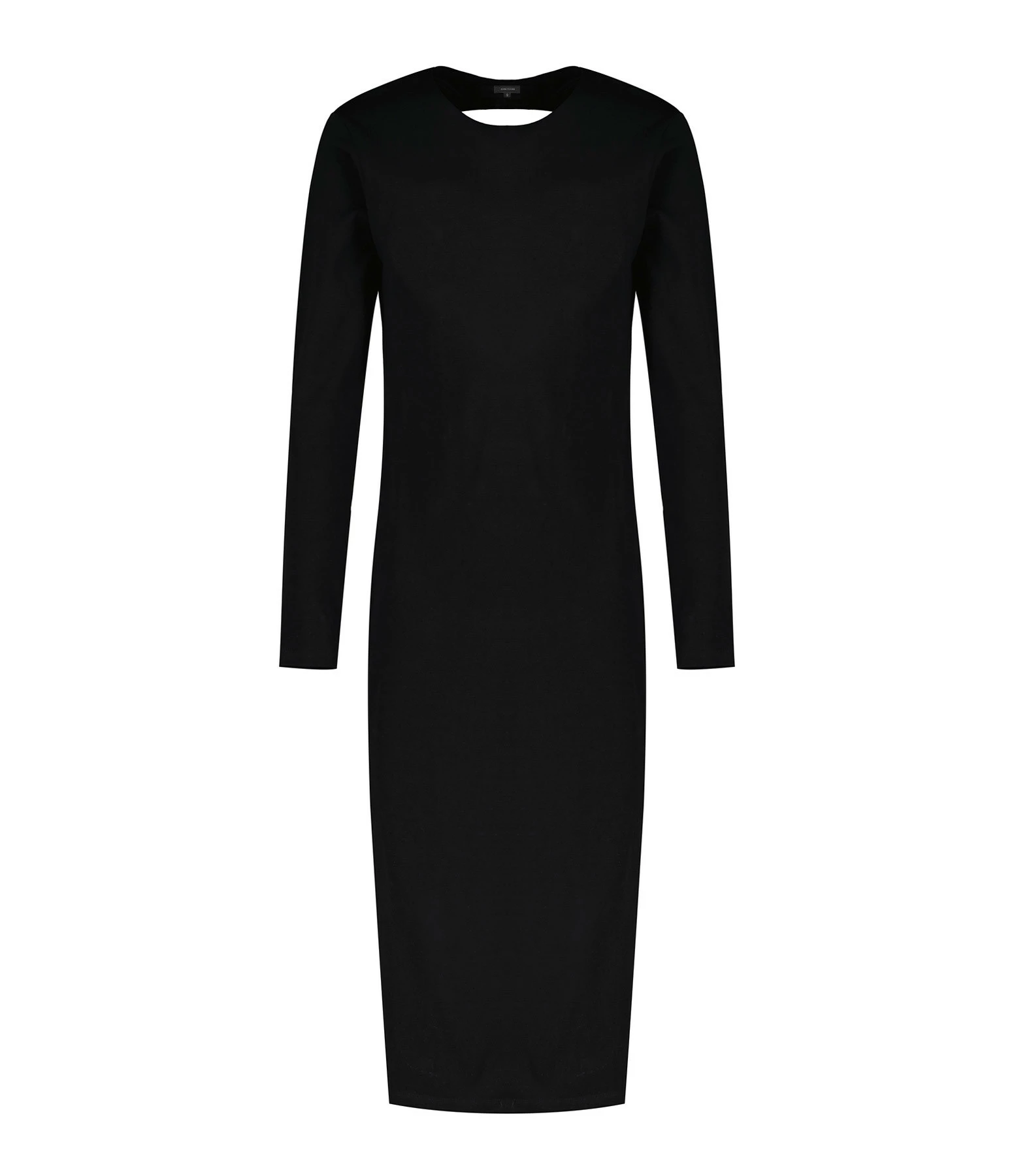 JEANNE VOULAND Robe Icha Dos Nu Coton Noir