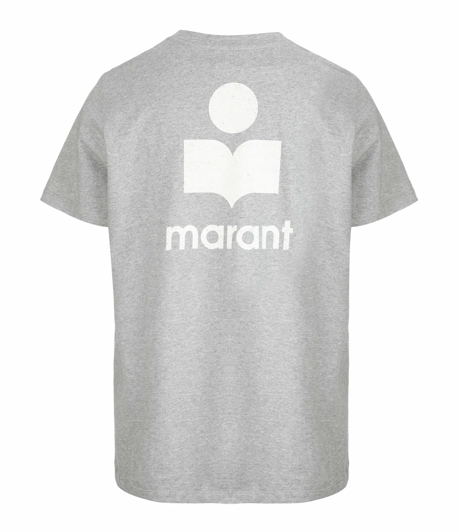 MARANT ÉTOILE Tee-shirt Zewel Coton Organique Gris Écru – Image 3