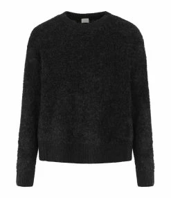 CT PLAGE Pull Laine Alpaga Gris