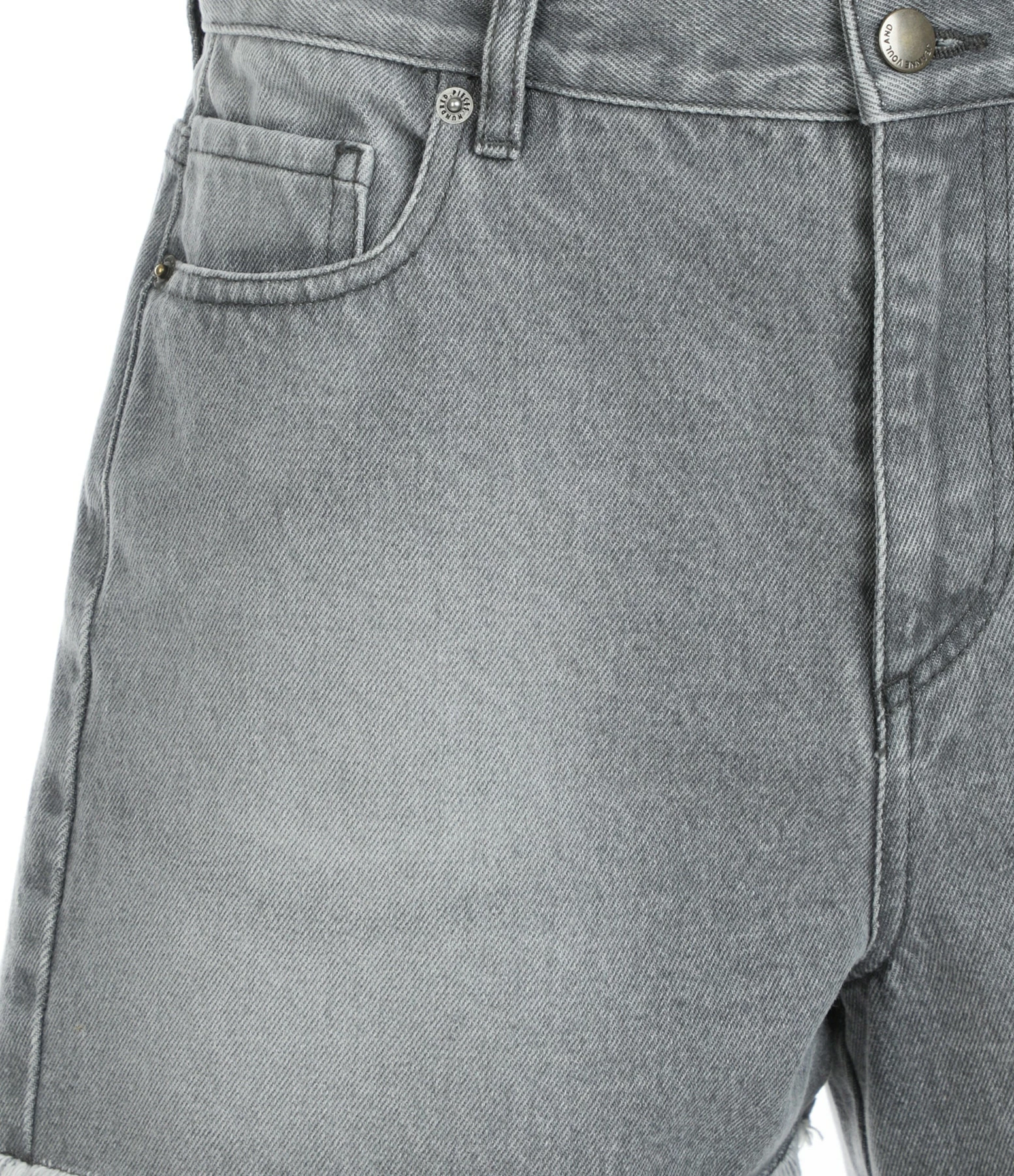 JEANNE VOULAND Short Heda Denim Gris Stone – Image 2