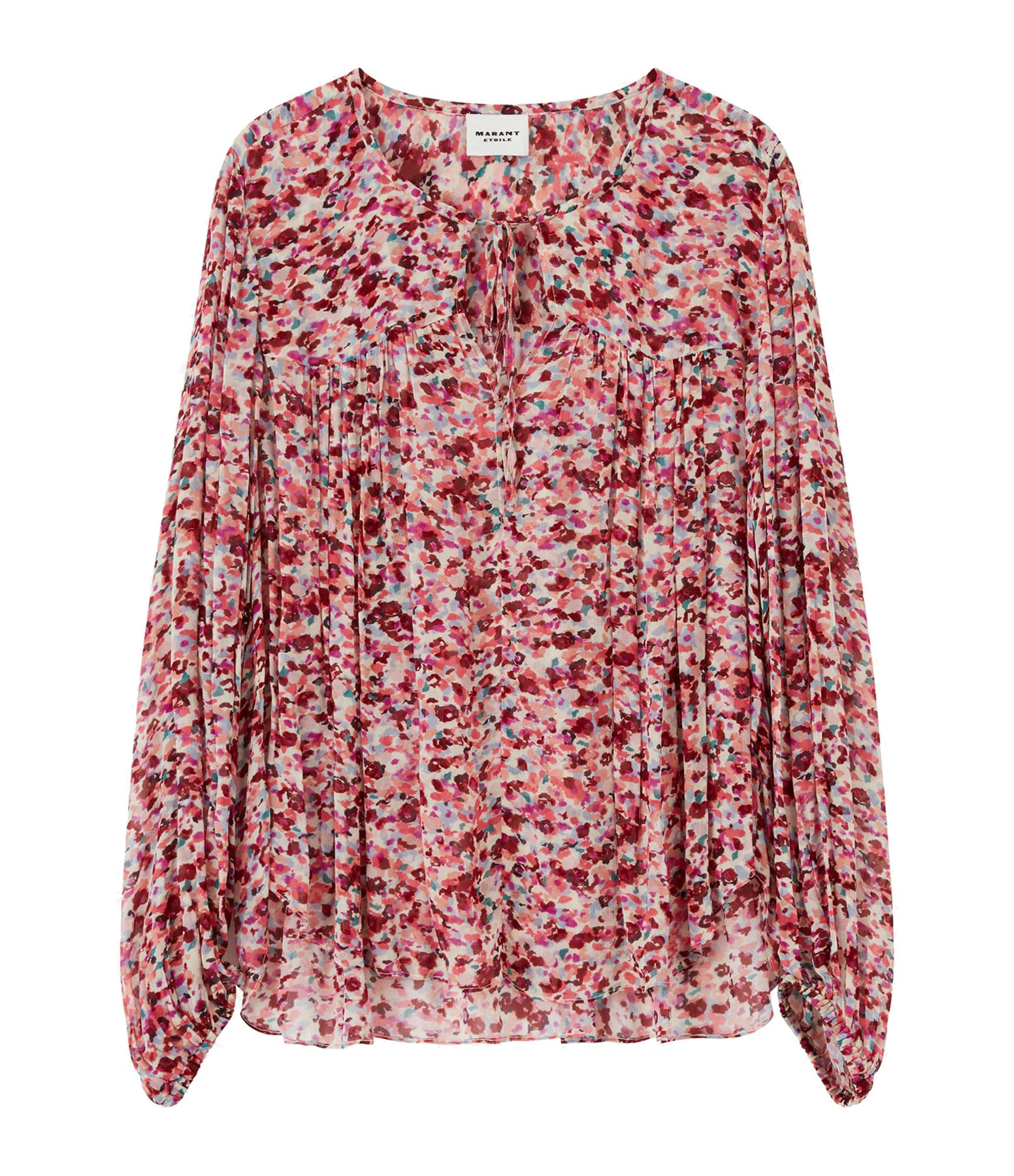 MARANT ÉTOILE Top Daytonea Framboise Écru