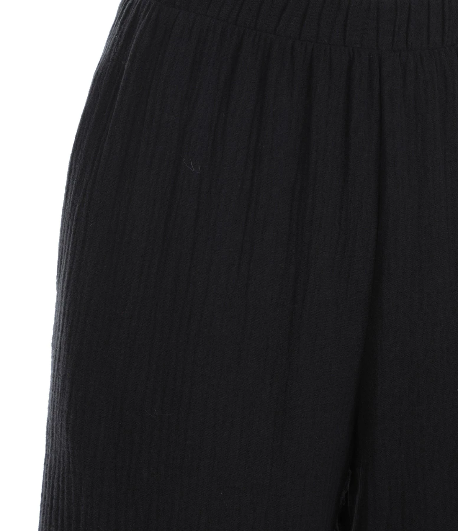 JEANNE VOULAND Pantalon Hory Gaze De Coton Noir – Image 2