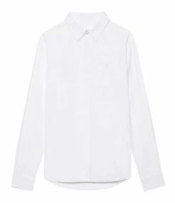 AMI Paris Chemise Ami De Cœur Coton Blanc