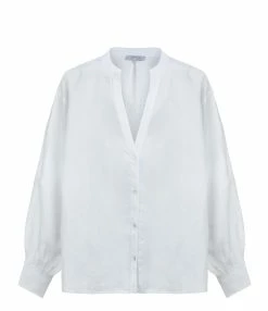 JEANNE VOULAND Chemise Hada Lin Blanc