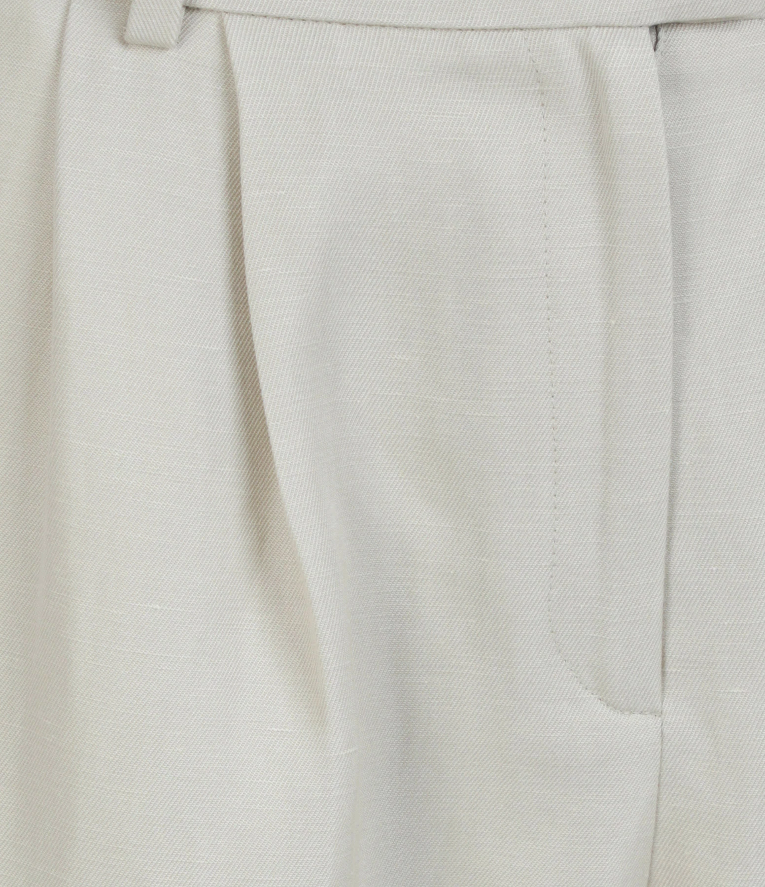 MAISON STANDARDS Pantalon Palazzo Amal Lin Écru – Image 2