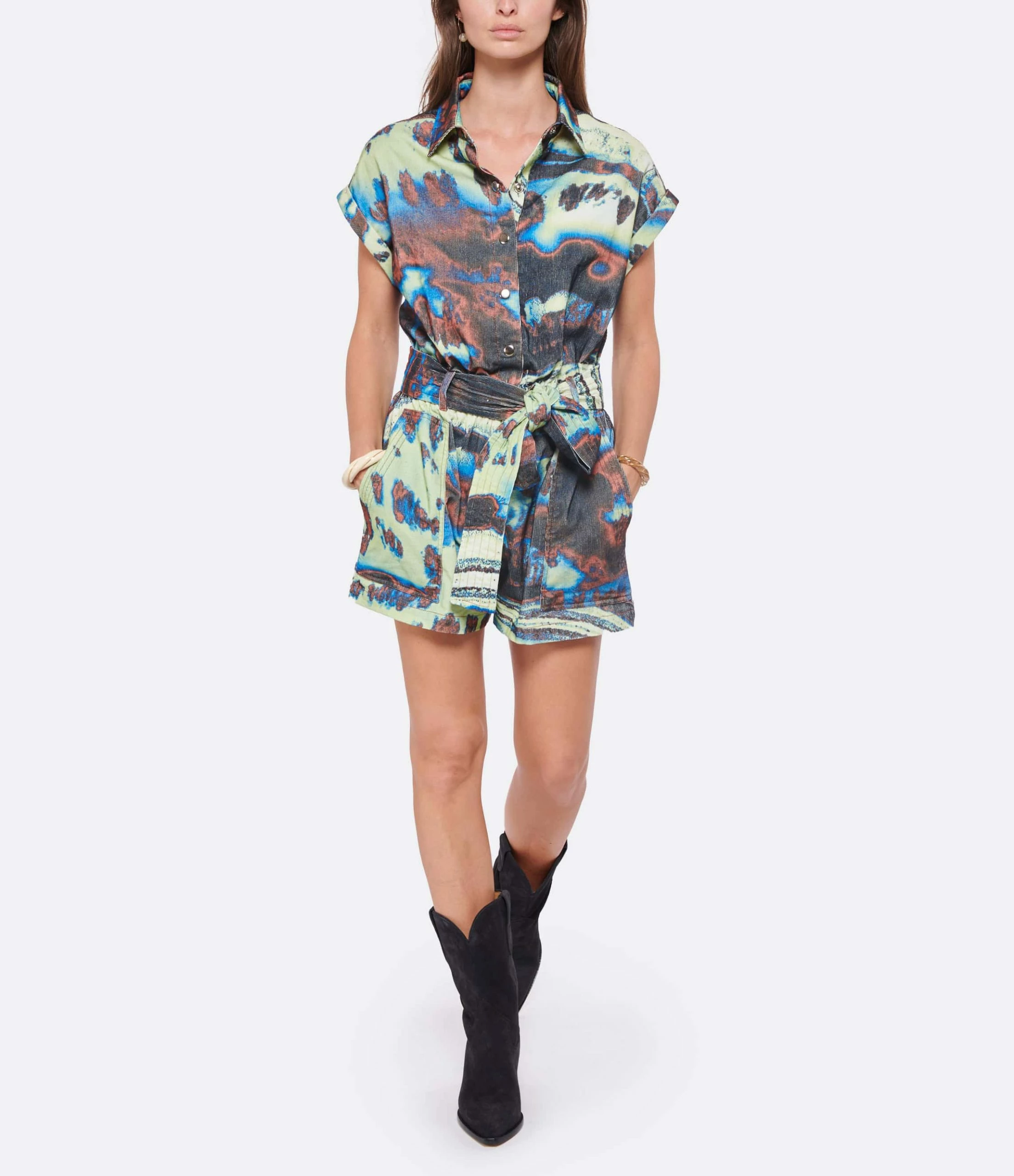 CHUFY Combinaison Marcia Coton Multicolore 5 CHUFY Combinaison Marcia Coton Multicolore – Image 3