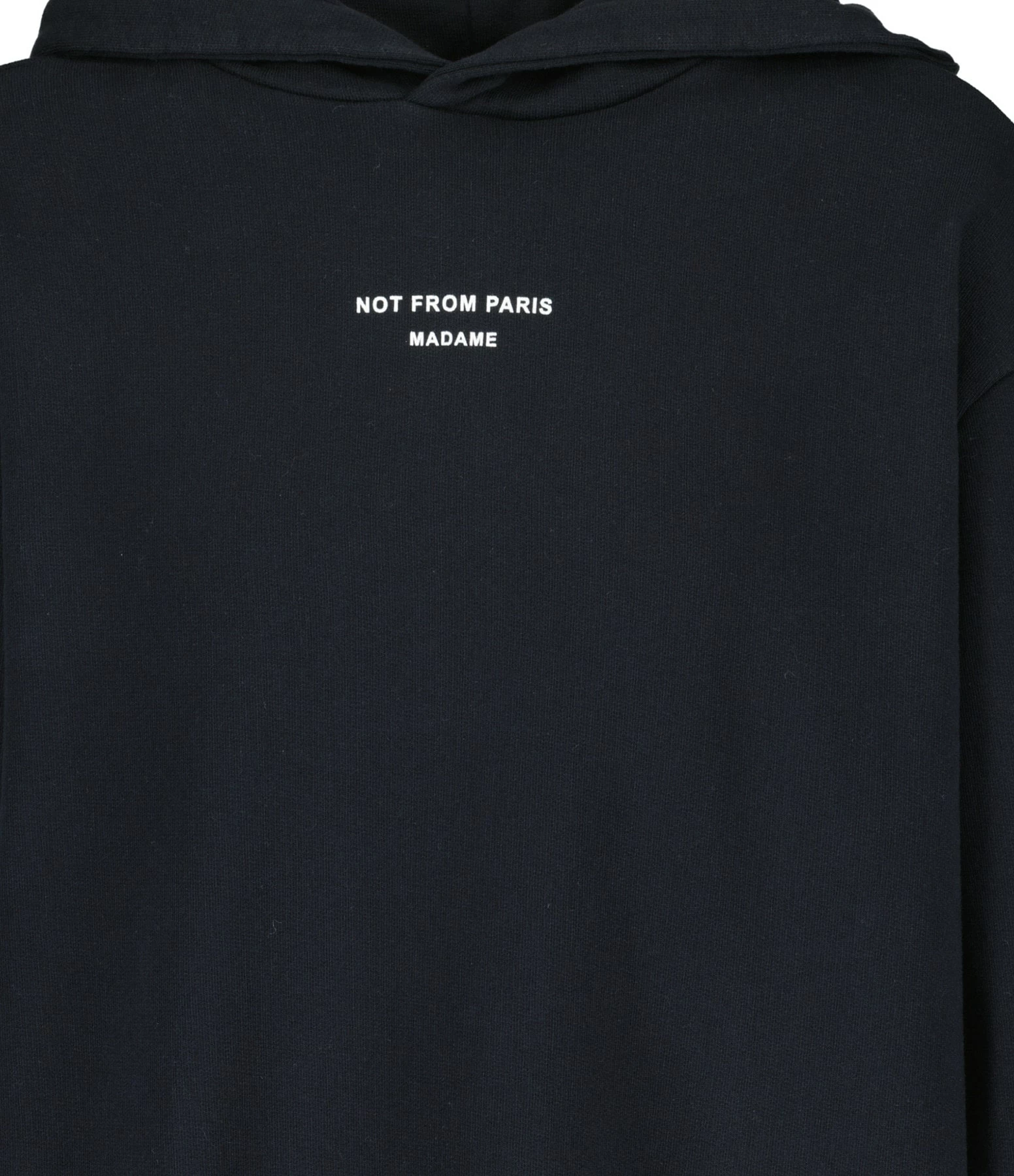 Drole De Monsieur Sweatshirt Hoodie Homme Classique NFPM Coton Noir 4 Drole De Monsieur Sweatshirt Hoodie Homme Classique NFPM Coton Noir – Image 2
