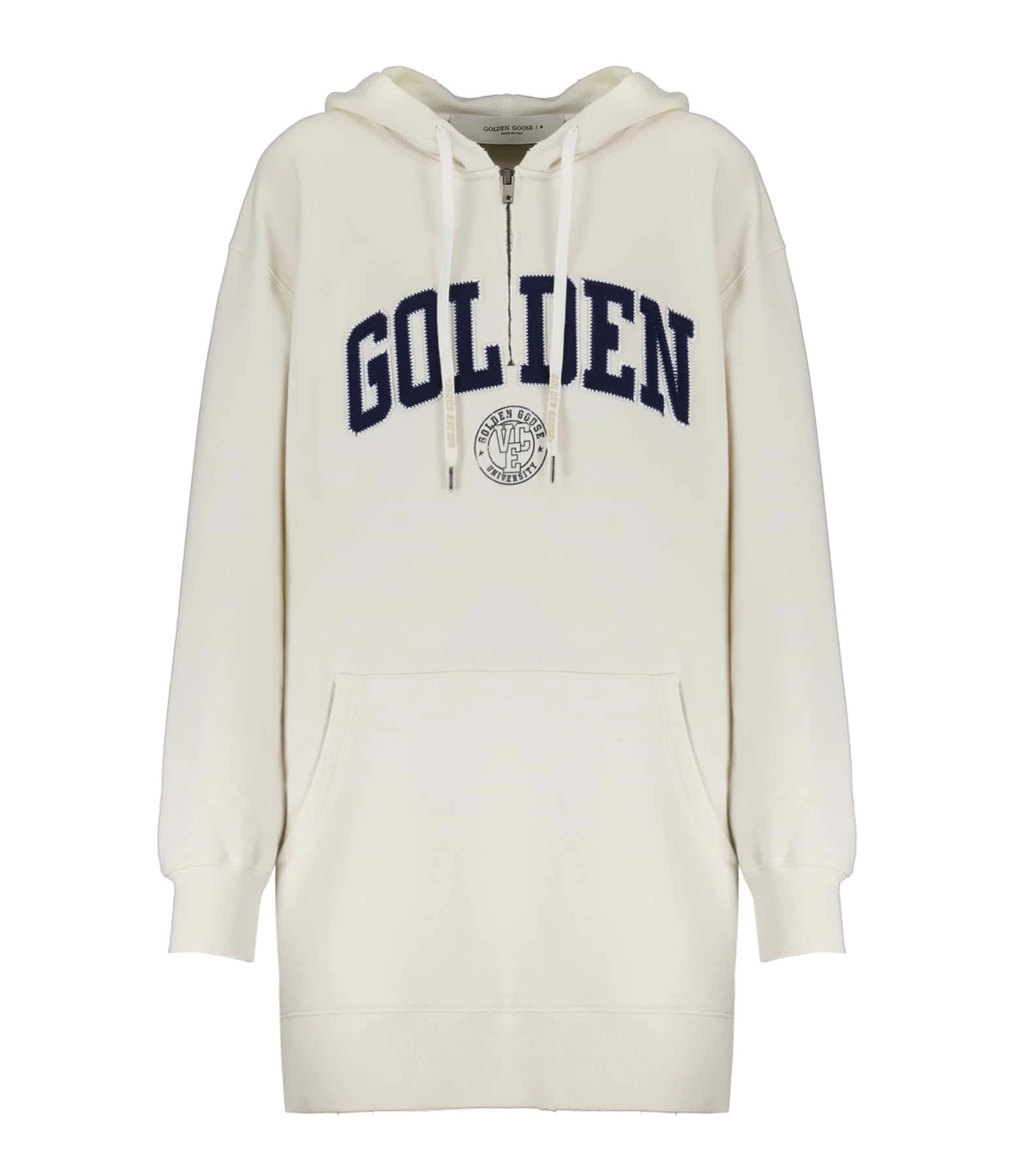 Golden Goose Robe Hoodie Journey Coton Blanc