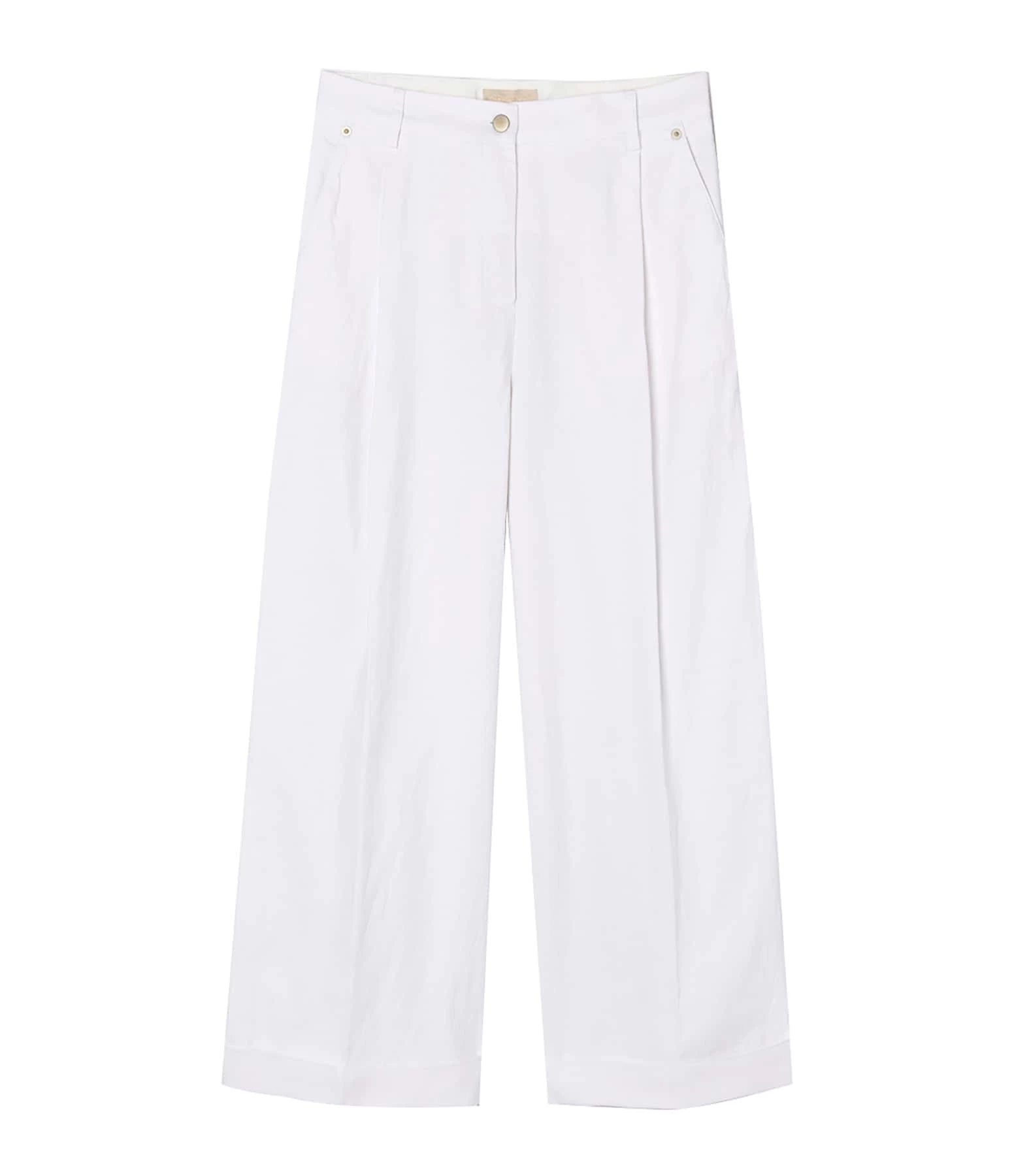 Momoni Pantalon Grecale Blanc