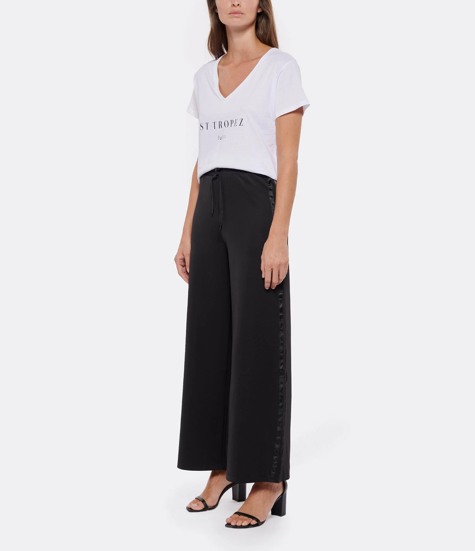 JEANNE VOULAND Pantalon Graig Track Noir – Image 3