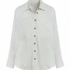 XIRENA Chemise Travis Soie Ivoire