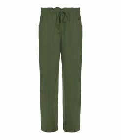 XIRENA Pantalon Talin Soie Vert Olive