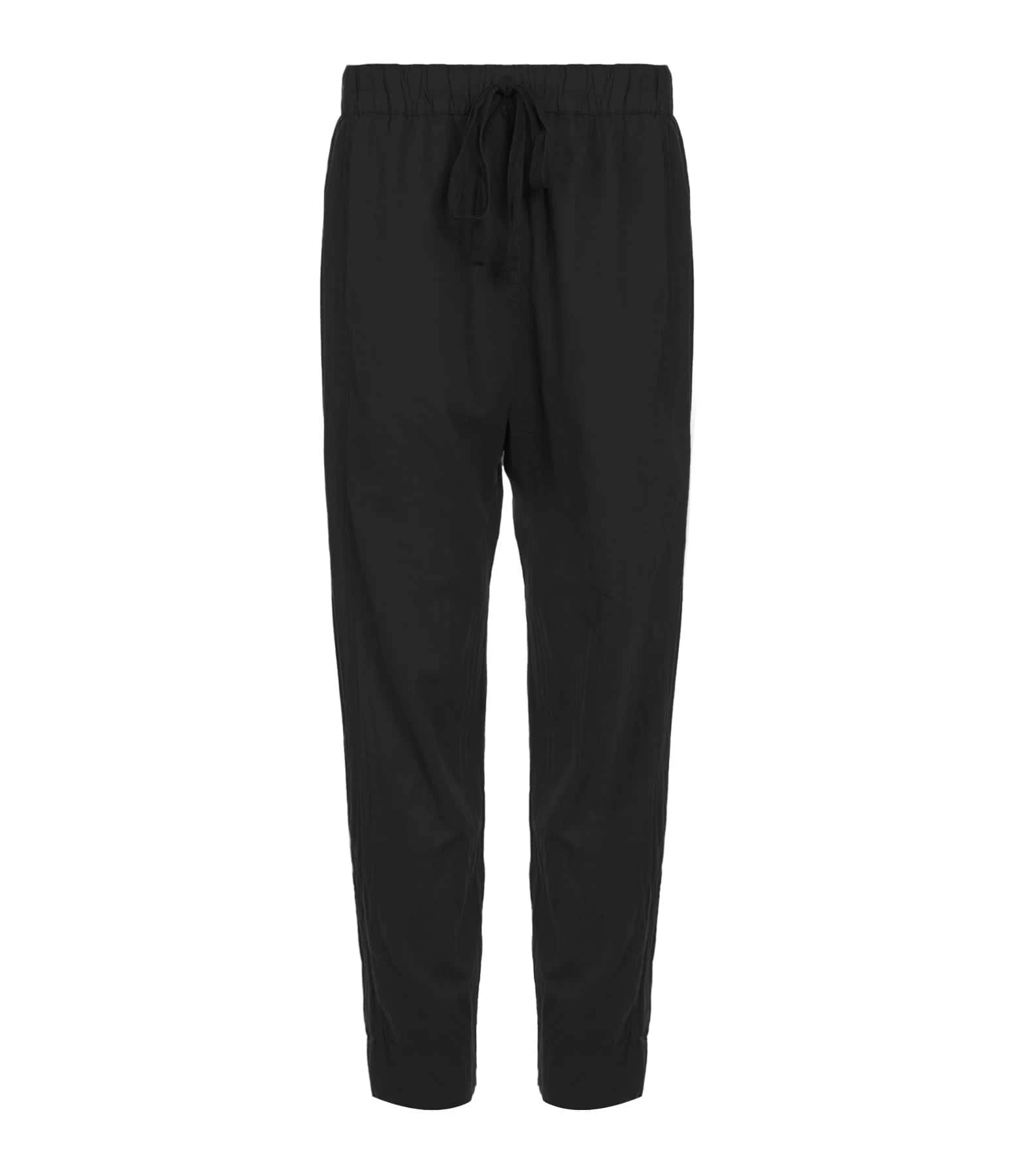 XIRENA Pantalon Fin Draper Coton Noir