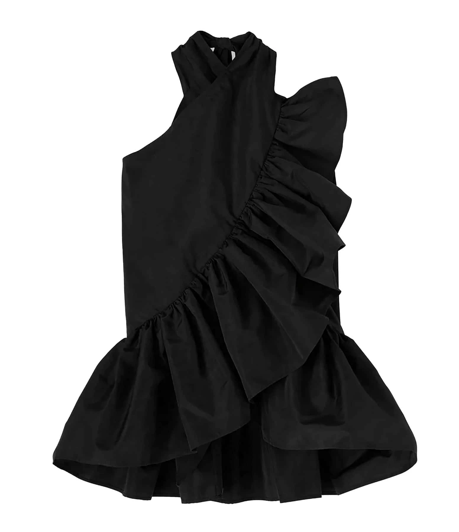 MSGM Top Noir à Nouer 3 MSGM Top Noir à Nouer