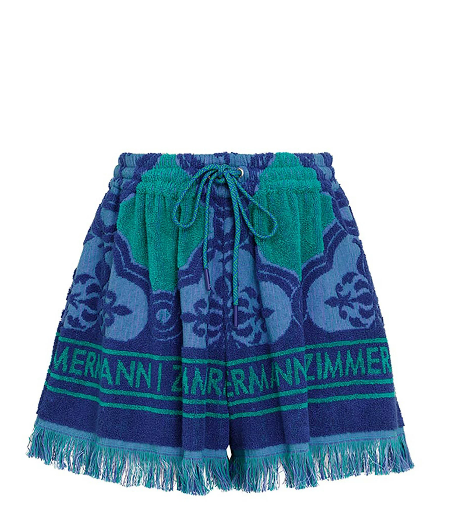 Zimmermann Short Tiggy Éponge Bleu Vert